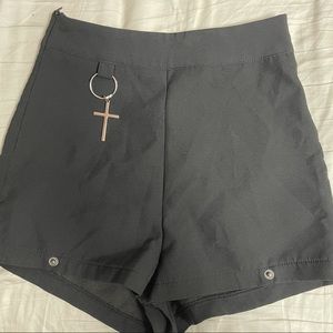 Silky Shorts with Cross Size XS